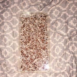 Gold and Clear iPhone 6/6s plus case. brand new